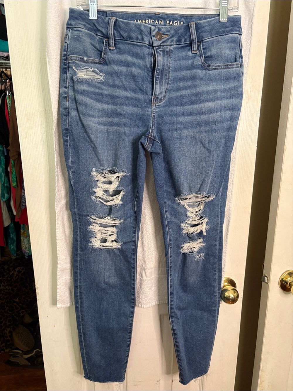 American Eagle next level stretch curvy high-rise jegging